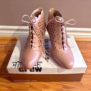 Chelsea Crew Pink Illusion Heel Booties
